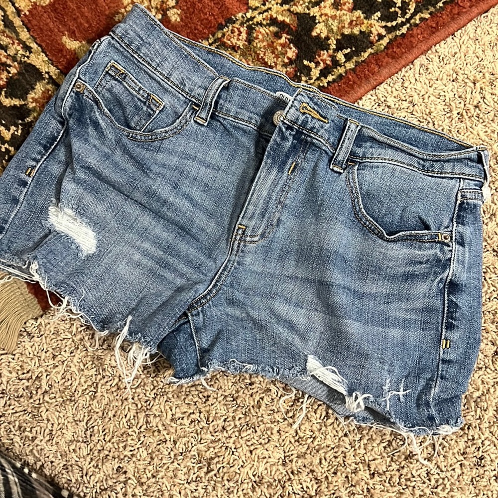 Women's Distressed Jean Shorts